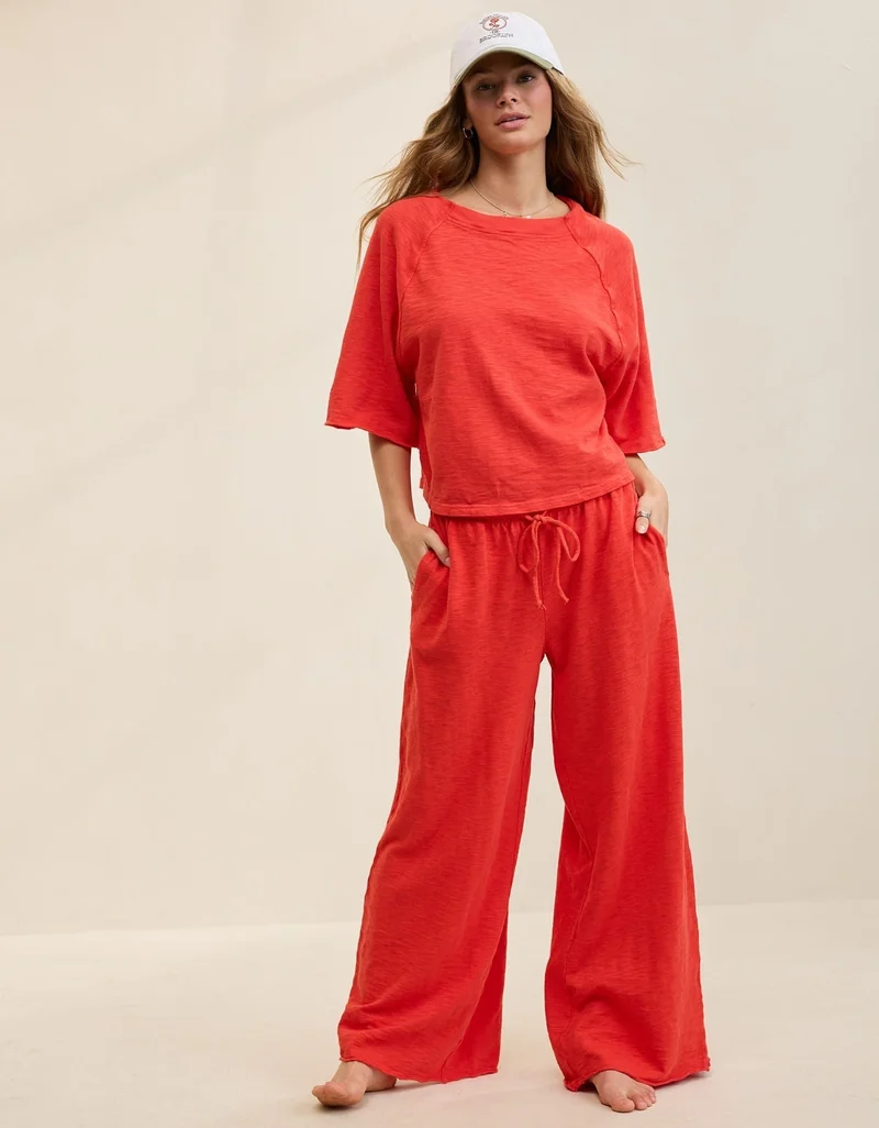 Aerie Aerie It's Casual Knit Slub Trouser