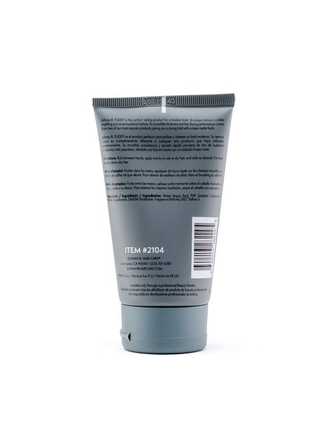 JOHNNY B. Johnny B Fuddy Strong Professional Matte Hair Styling Gel 3.3 Oz. - Image 3