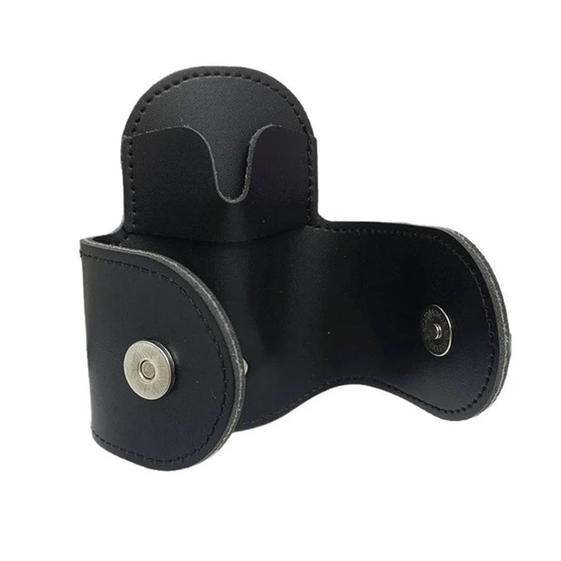 Stethoscope Clip 2pcs Stethoscope Holder Magnetic Clip for Scrubs Pu Leather Portable for Physicians Nurses Black for Physicians Nurses Doctors - Image 1