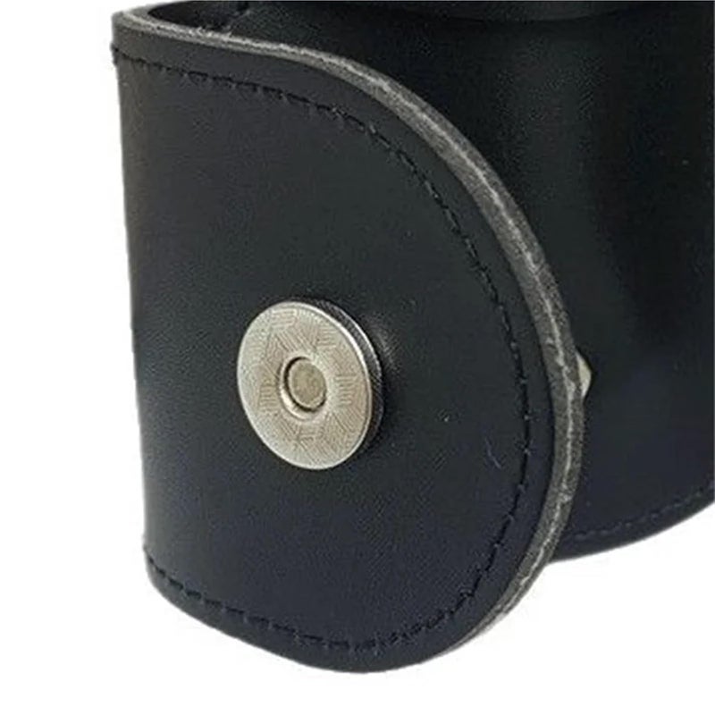 Stethoscope Clip 2pcs Stethoscope Holder Magnetic Clip for Scrubs Pu Leather Portable for Physicians Nurses Black for Physicians Nurses Doctors - Image 5