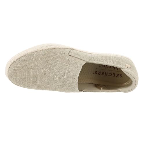 SKECHERS حذاء لوفر سكيشرز للنساء مارثا ستيوارت بوبس سمسم-باي ذا باي، طبيعي، 8.5 - Image 3