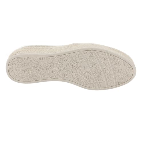 SKECHERS حذاء لوفر سكيشرز للنساء مارثا ستيوارت بوبس سمسم-باي ذا باي، طبيعي، 8.5 - Image 4