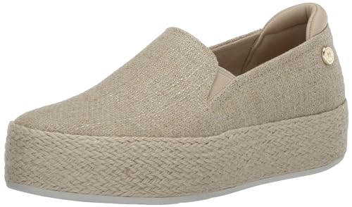 SKECHERS حذاء لوفر سكيشرز للنساء مارثا ستيوارت بوبس سمسم-باي ذا باي، طبيعي، 8.5 - Image 1