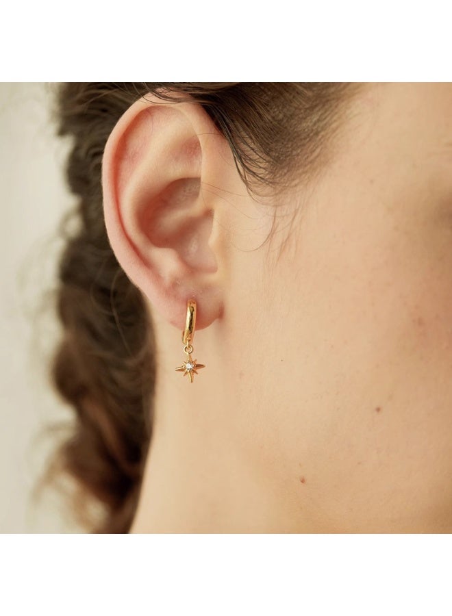 Ucanbe AB Asymmetric Star Earrings – S925 Silver Stud Geometric Creative Minimalist Ear Accessories - Image 3