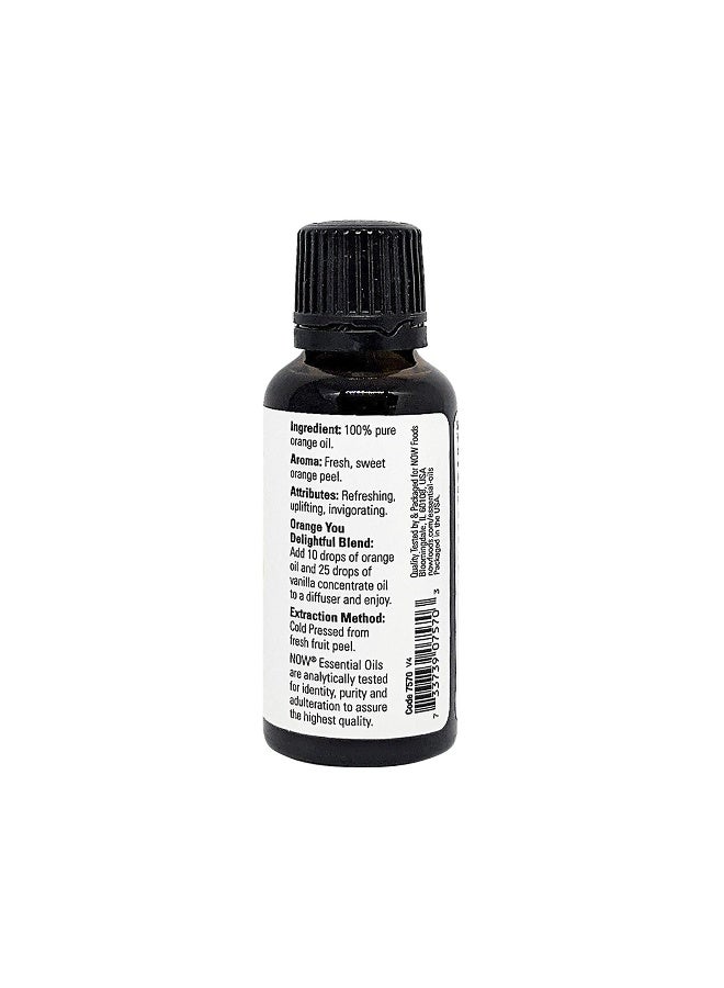 Now Essential Oils, Orange Oil, Sweet 100% Pure 1 Fl. Oz. - Image 2