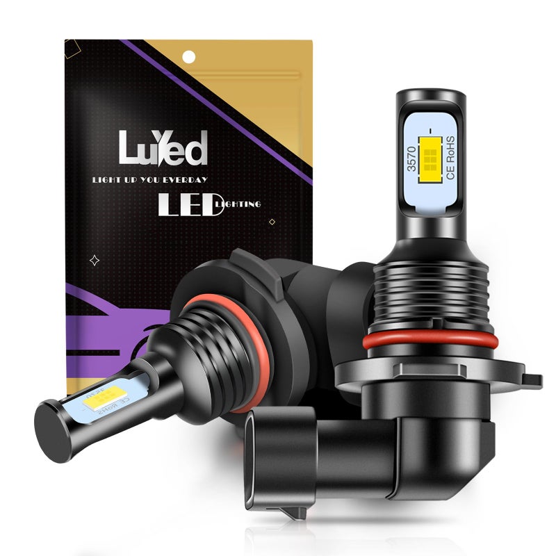 LUYED H10 9145 LED Fog Light Bulbs Xenon White Extremely Bright 9140 9045 Led Fog Lights BulbsPlug and Play Pack of 2