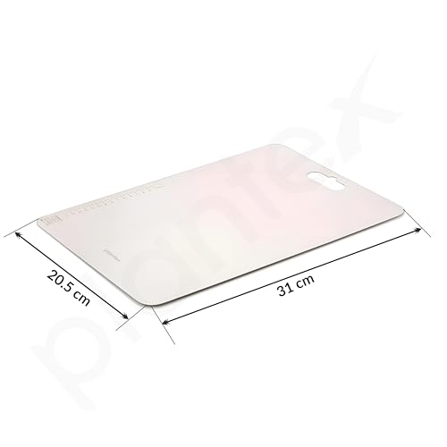 Plantex Chopping Board Stainless Steel/Vegetable Chopping Board/Chopper Board for Kitchen Use/Rust-Resistant Cutting Pad with Easy-to-Move Handle with Hygienic Surface - (31 x 20.5 x 0.1 Cm) - Image 3