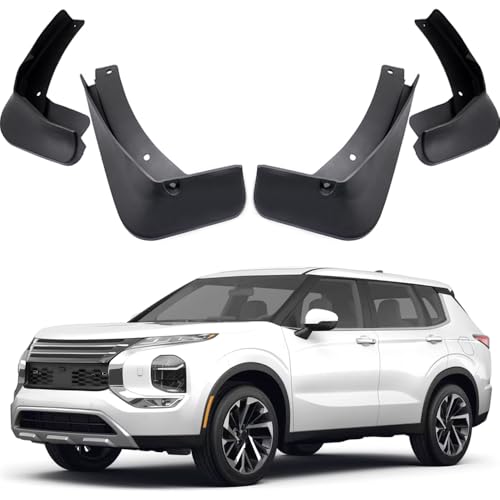 MOERTIFEI Mudguards Mud Flaps Splash Guards Fenders Compatible with 2023 2024 2025 Mitsubishi Outlander, 4pcs Car Mudguard, Black - Image 1