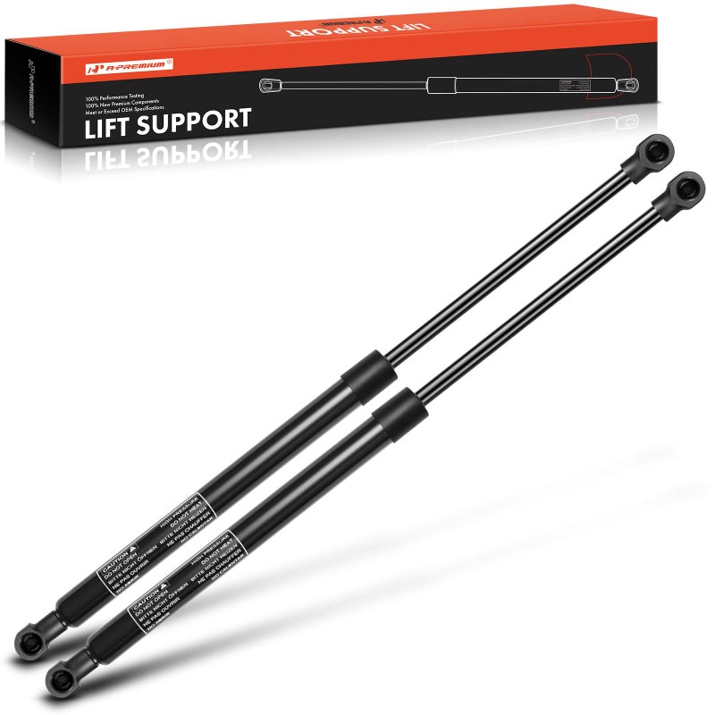 A-Premium Front Hood Lift Supports Shock Struts Compatible with Select BMW Models - 2006-2013 3 Series: 323i 325i 328i 330i 335D 335i xDrive 325xi 328xi E90 E91 E92 E93 - Replace# 51237060550(2PC Set) - Image 1