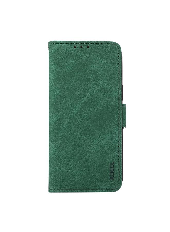 S-TOP Case For iPhone 14 Plus ABEEL Frosted Magnetic RFID Leather Phone Case - Image 2