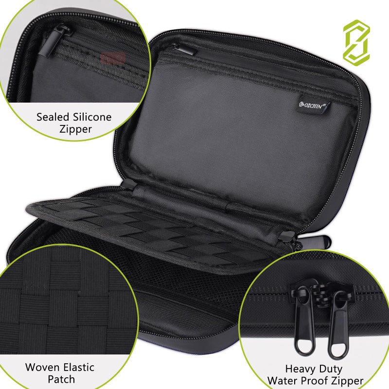 OZCHIN Smell Proof Bag Pocket Bag Activated Carbon Fiber 8'' x 5'' Portable Carry Pouch for Travel - Image 5