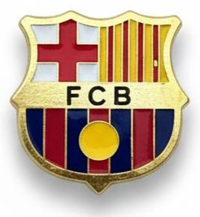 FCB sticker iron mobile phone stickers with the Barcelona club logo for football fans - Image 1