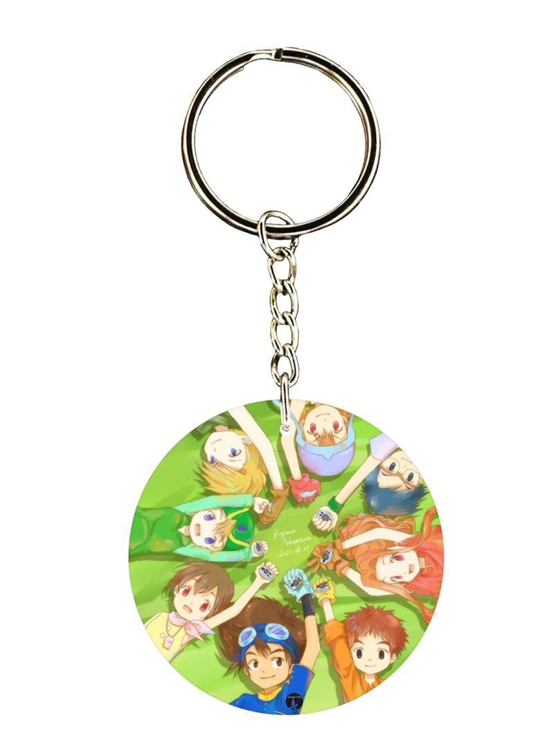 The Anime Digimon Printed Keychain