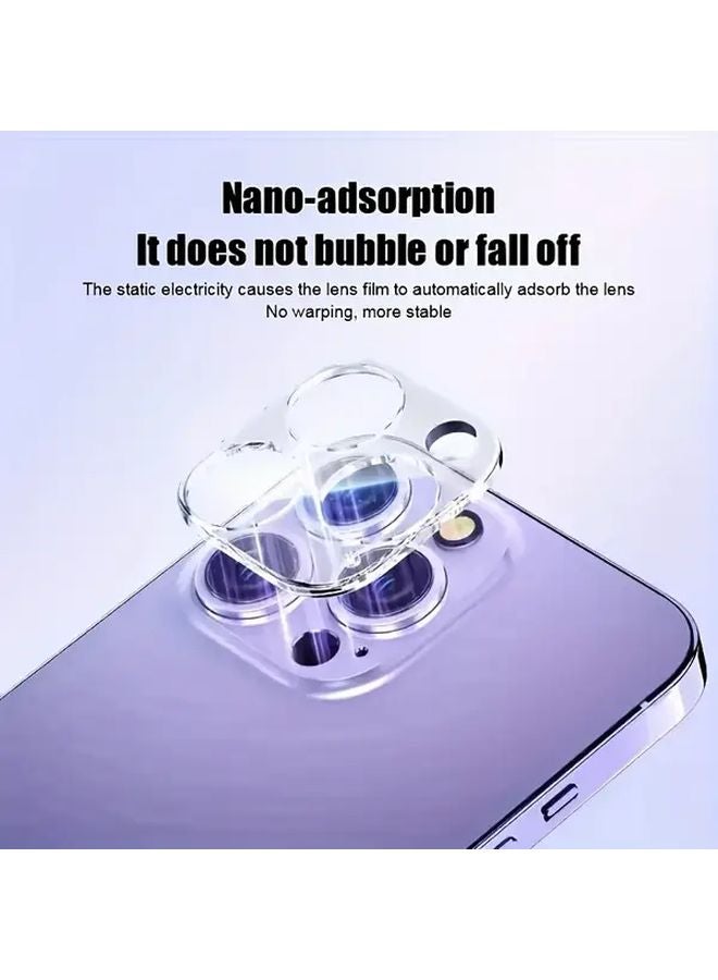 4 Piece Camera Lens Protective Film For IPhone 15 4 Pack Full Cover Screen Protector - Image 5
