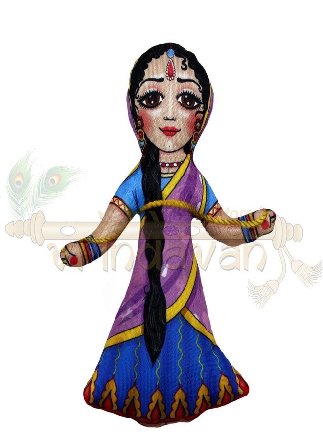 Vrindavanstore.in Nand Baba & Yashoda Maiya Soft Plush Dolls – Adorable Devotional Toys for Kids, Perfect for Playtime and Gift-Giving - Image 5