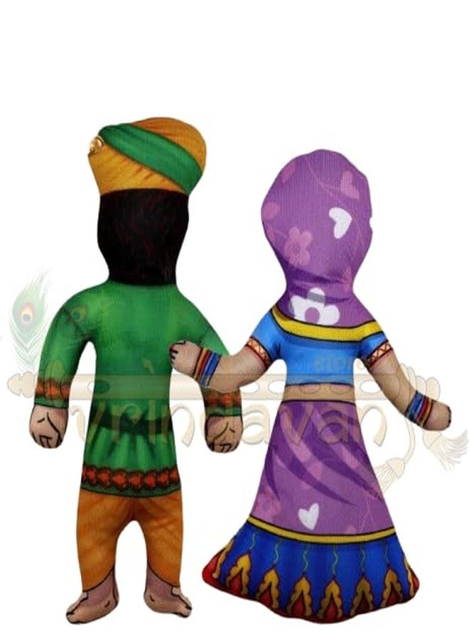 Vrindavanstore.in Nand Baba & Yashoda Maiya Soft Plush Dolls – Adorable Devotional Toys for Kids, Perfect for Playtime and Gift-Giving - Image 2