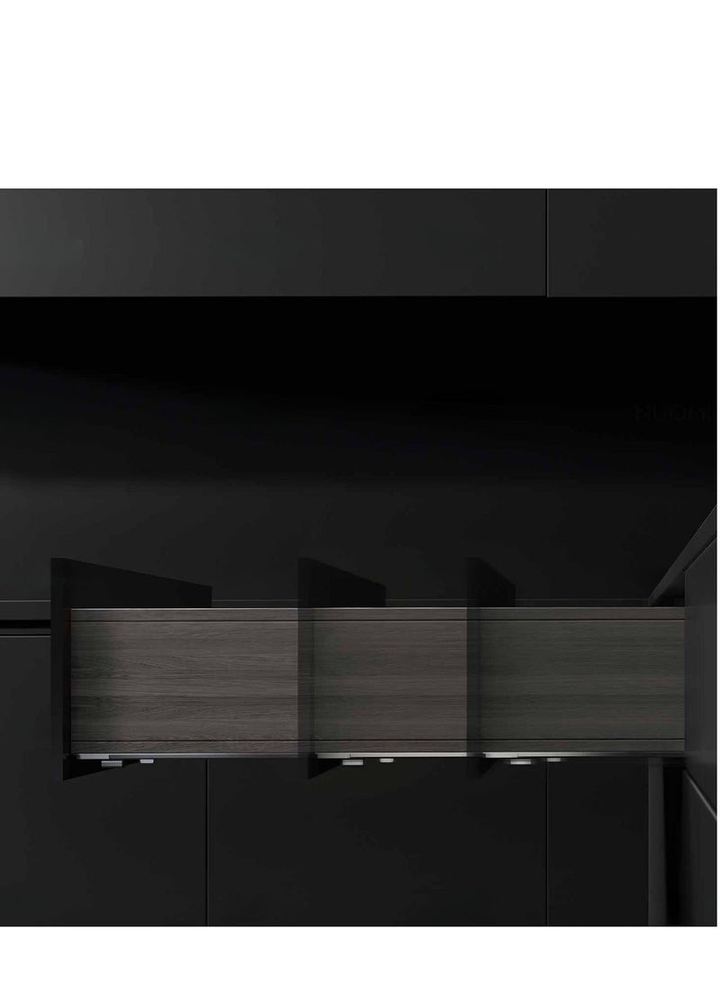 STARKE Concealed Damping Drawer Slides, Galvanized Heavy Duty Rust Resistant Plate Drawer Slides 30kg Load Capacity for 390-400 mm Drawers 1.0/1.5/1.8mm Thick - 415 mm Minimum Cabinet Depth - Image 4