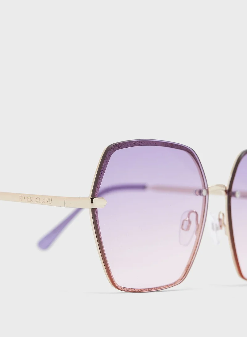 RIVER ISLAND Casual Metal Sunglasses