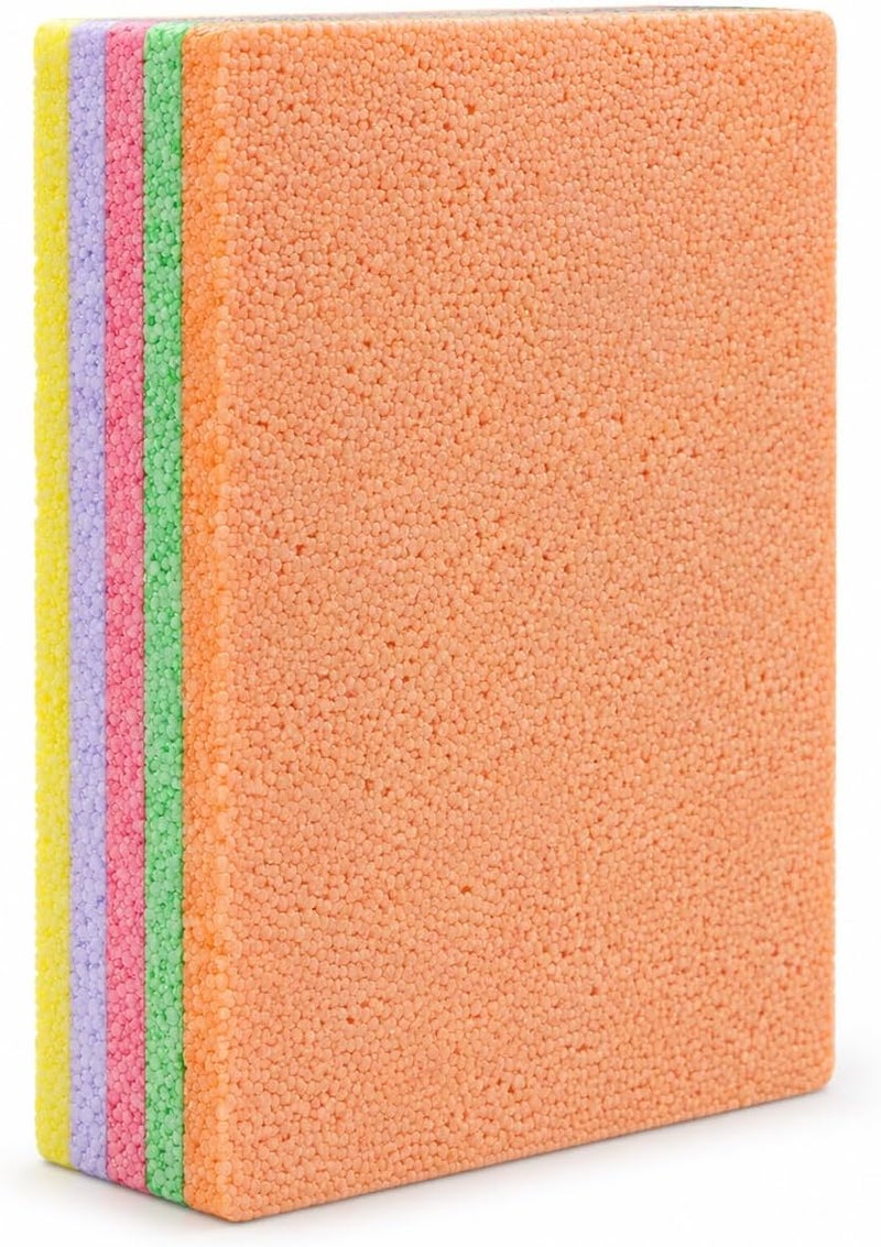 Hasanat Essentials Diamond Design Craft Foam Sheets A4 Size 10mm Thick Multicolor Foam Board for DIY Art and School Projects - Image 1