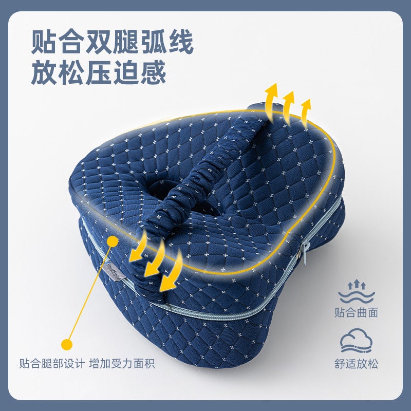 Love Memory Foam Leg Clip Pillow Heart-Shaped Pregnant Women Side Sleeping Pillow Shaping Leg Shaping Knee Pillow Heart-Shaped Leg Shaping - Image 3