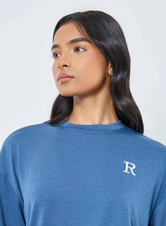 Take Two Take Two Embroidered Detail Relaxed Fit T-Shirt