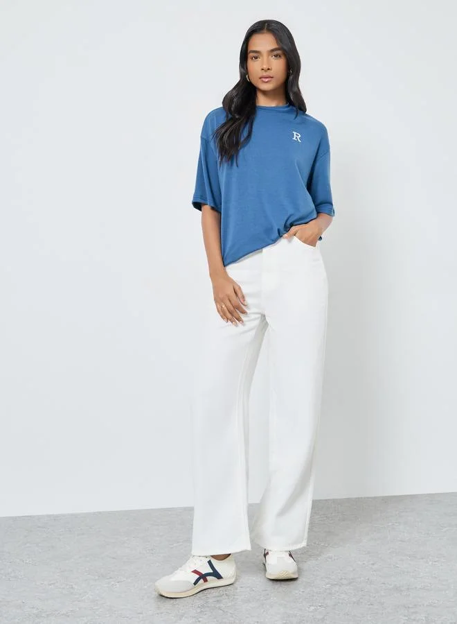 Take Two Take Two Embroidered Detail Relaxed Fit T-Shirt