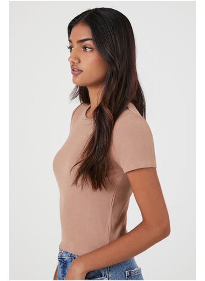 FOREVER 21 - Ribbed Knit Crop Top - Image 1