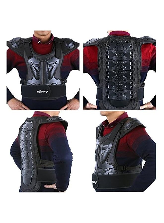 JIAJUN Adults Dirt Bike Body Chest Spine Protector Armor Vest for Skiing - Image 3