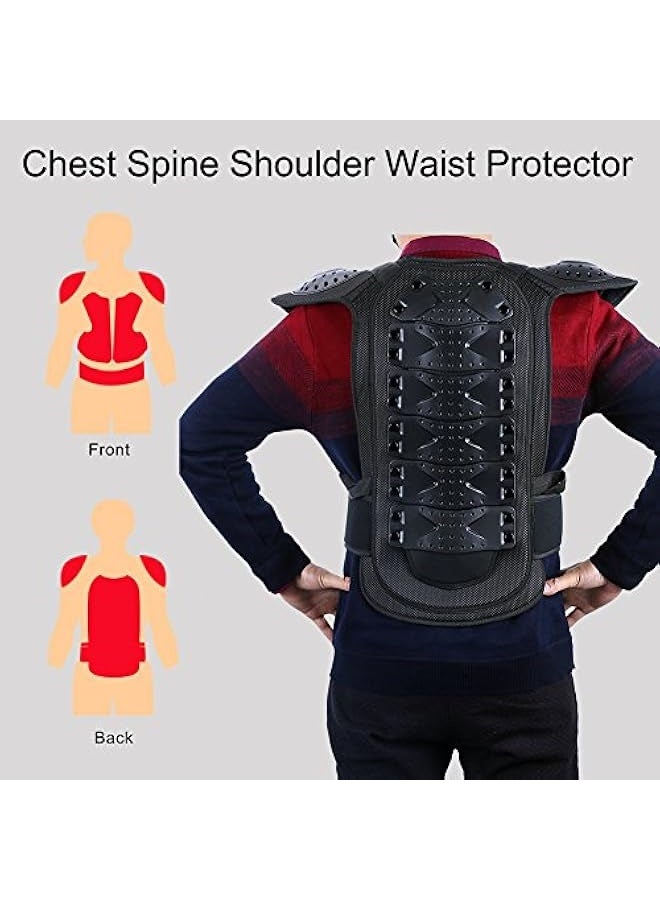 JIAJUN Adults Dirt Bike Body Chest Spine Protector Armor Vest for Skiing - Image 5