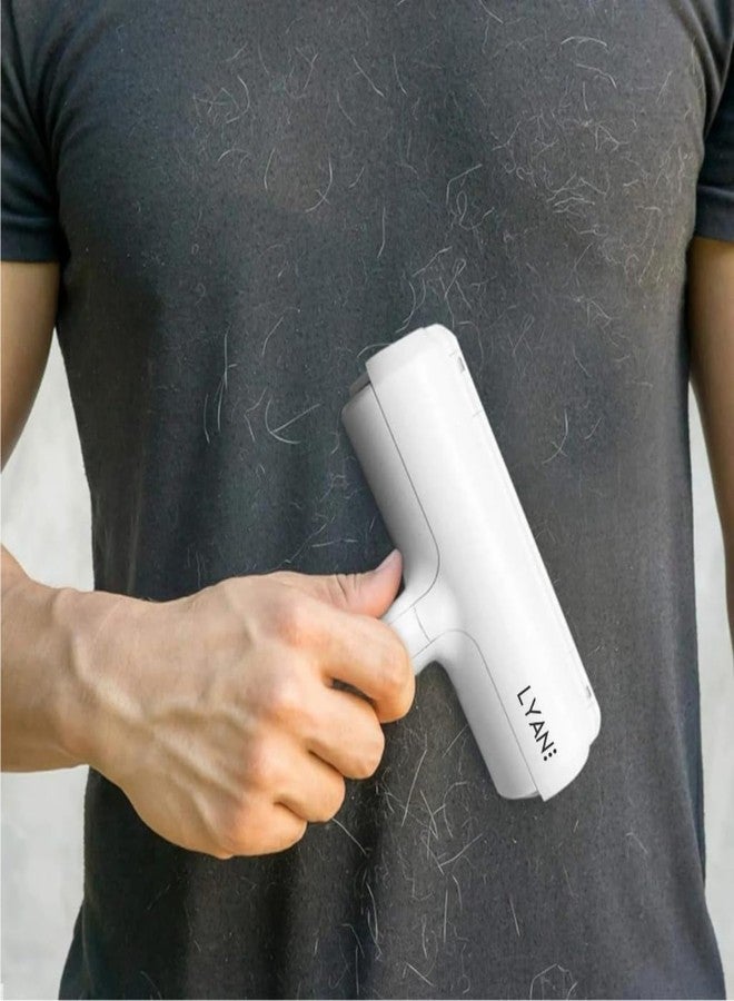 LYAN Pet Hair Remover Brush + Bonus Lint Roller Eraser - Reusable, No Tape, No Batteries - for Furniture, Clothes, Car Seats & More - Image 5