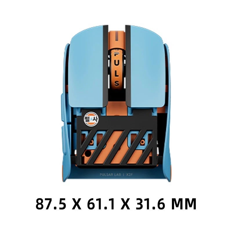 بولسار ماوس Pulsar X2F Lightweight Gaming Mouse, PAW3950 Sensor, 8K Polling Rate, Fingertip Grip Mini Size, for PC Esports - Image 1