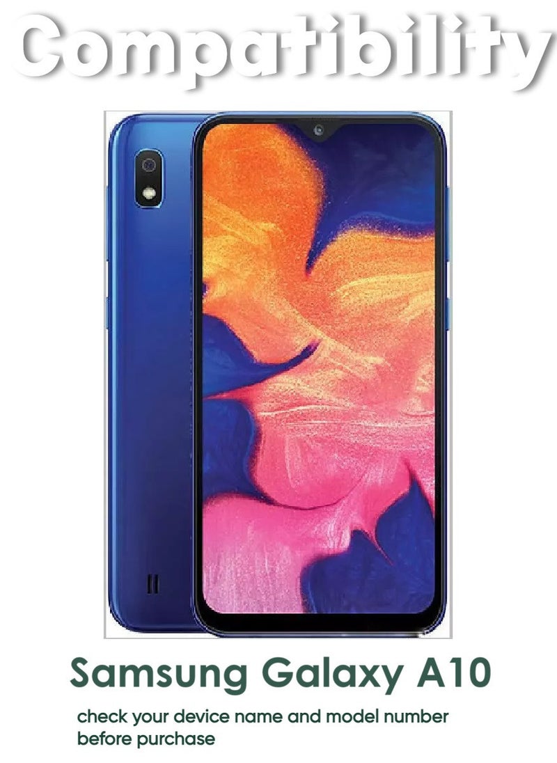 2 Pieces Antistatic ESD Dustproof Premium Quality High Definition Tempered Glass Screen Protector Designed For Samsung Galaxy A10