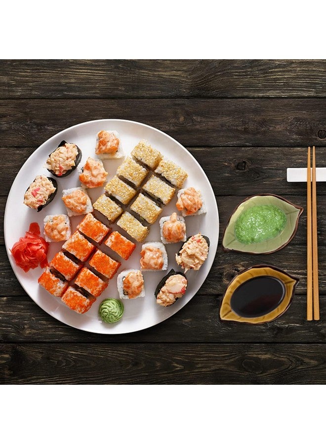 OLWICK طقم أواني سيراميك صغيرة منزلية OLWICK® | أواني غمس مبتكرة | لصوص الصويا، الخل، الشاتني، السوشي، الكاتشب، المربى المعجون | وعاء-N، عشوائي، مجموعة من 4، 100 مل، متعددة الألوان - Image 4