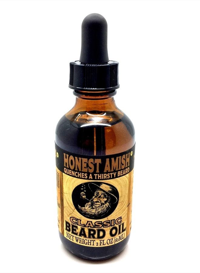 Honest Amish Classic Beard Oil - 2 Ounce  - Image 1