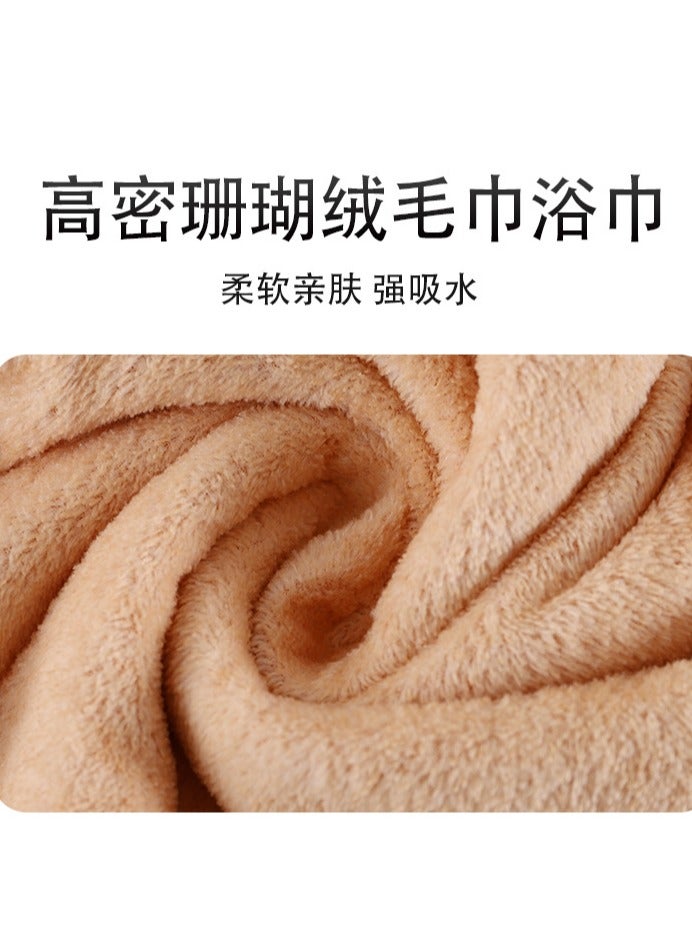 GOLDEN MILLION Towel & Bath Towel Set Absorbent Quick Dry Cleaning Face & Shower Towel - Image 3