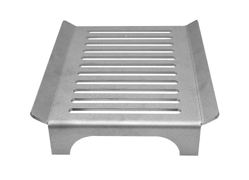 NU2U Tuscan Style Grill for small wood ovens Pure Sandblasted Carbon Steel Designed by NU2U Products Made in North America 