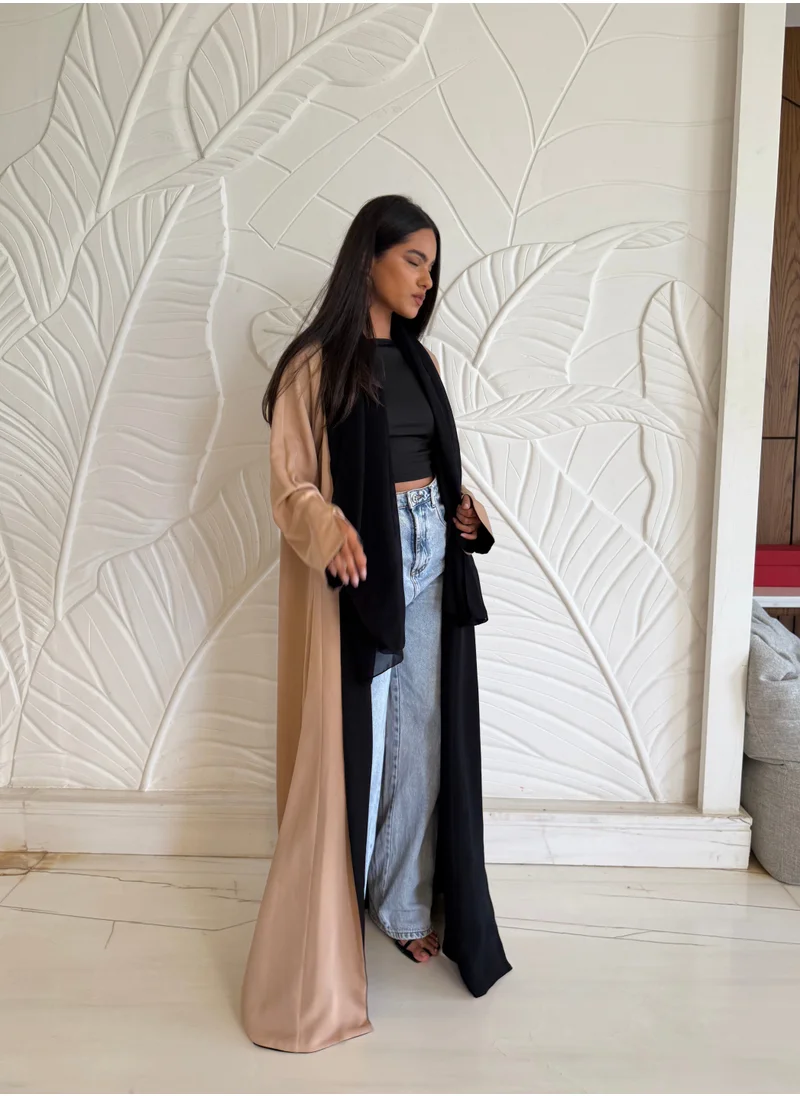 جميلة Reversible Two-Tone Abaya