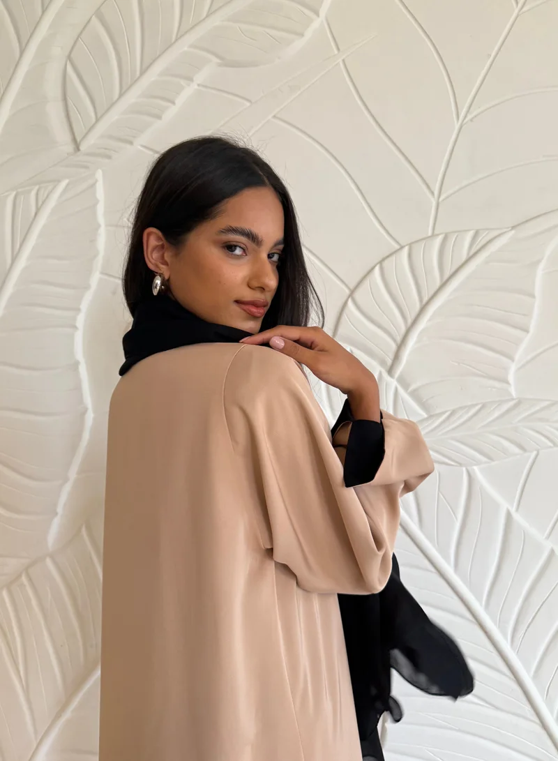 JAMEELA Reversible Two-Tone Abaya