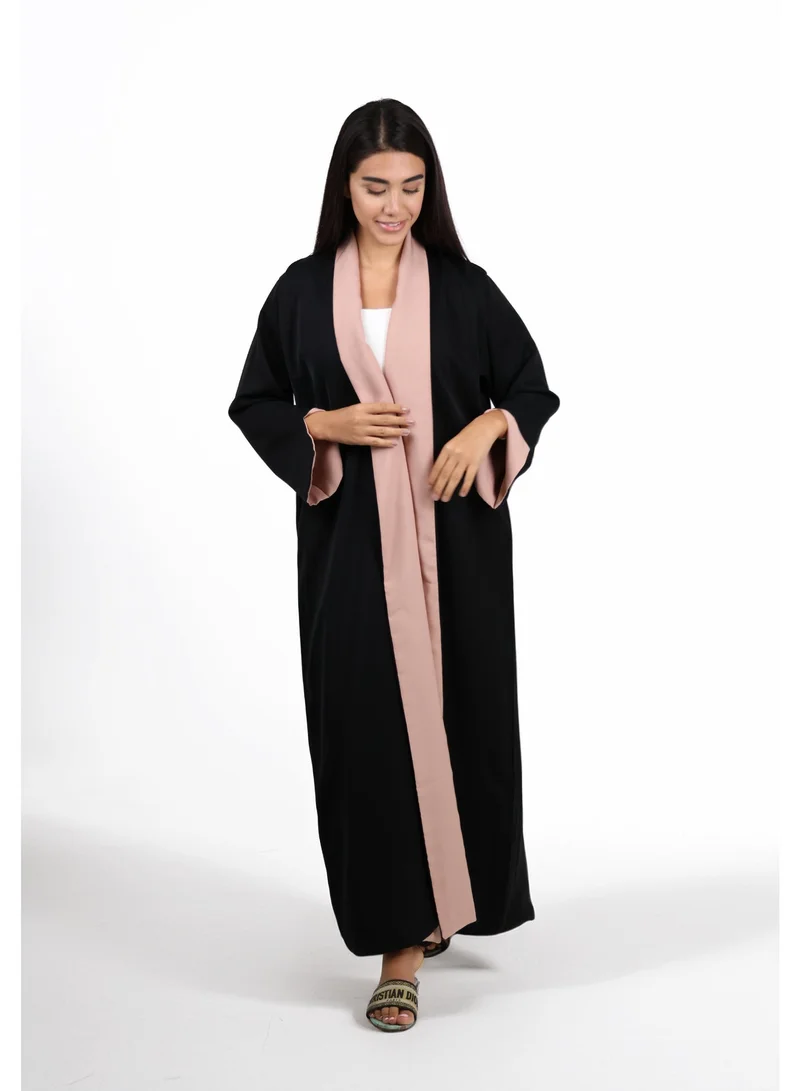 JAMEELA Reversible Two-Tone Abaya