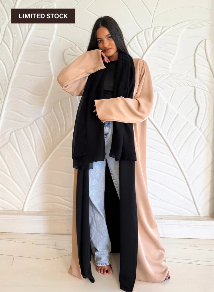 JAMEELA Reversible Two-Tone Abaya - Image 4