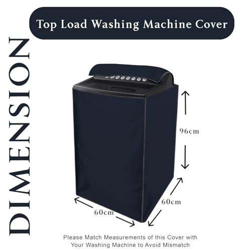 Star Weaves Top Load Washing Machine Cover for LG 7 KG Fully-Automatic Top Loading T70SPSF1ZA,Darkblue - Image 3