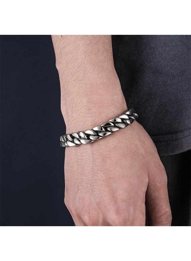 Woven Retro Cool Fashion Domineering Distressed Bracelet Gift Jewelry For Men Women - Image 4
