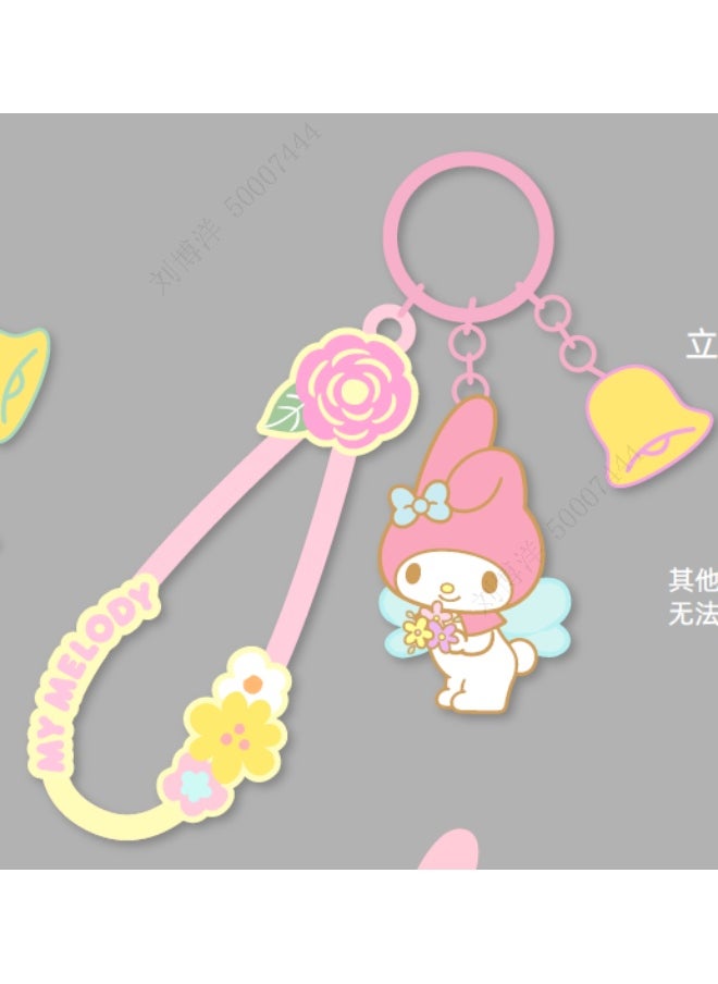 Miniso Add a touch of My Melody with this adorable Spring Bee phone charm strap. 