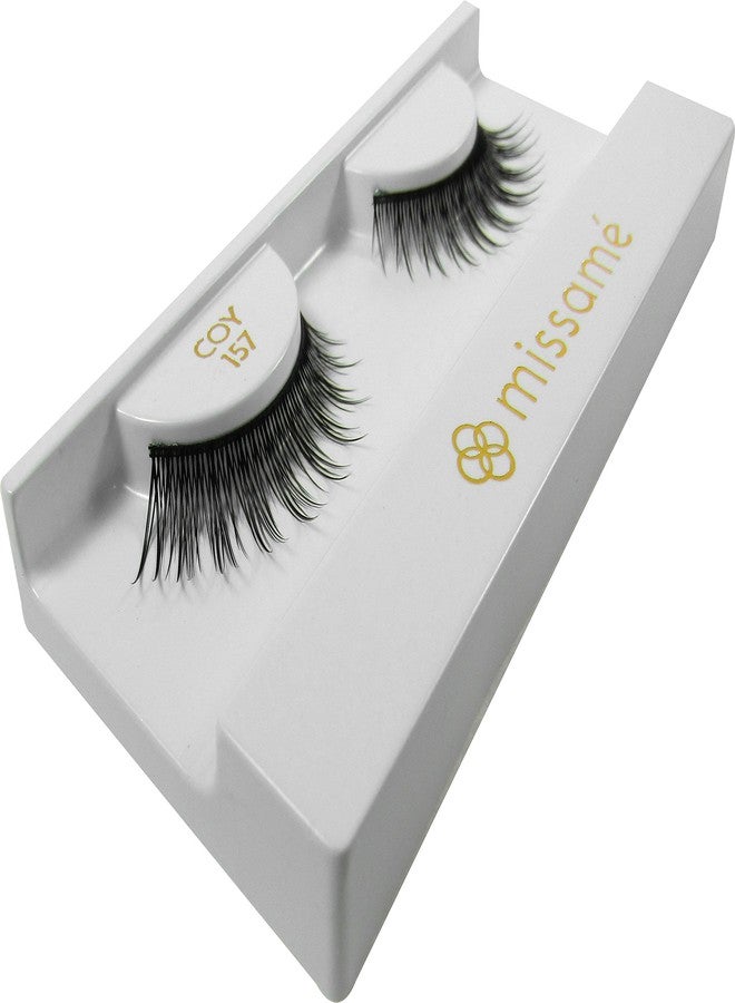 Missamé COY Deluxe Professional False Eyelashes Set Handmade with Premium Synthetic Fibers, Black, 3 Pairs - Image 2