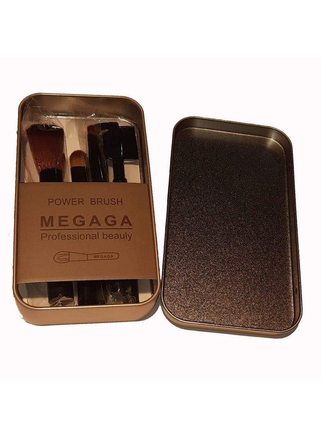 MEGAGA Professional Makeup Brush Set- Pack Of 5, Beige, 150 g (Pack of 5) - Image 1