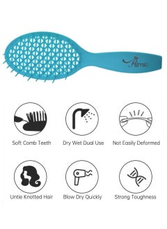 PRIME HairBrush for Wet Curly Detangling Hair Scalp Massage Comb Easy to Clean Comb Blow Dry Styling Curling Straightening Tools for Salon Home Use  - Image 2