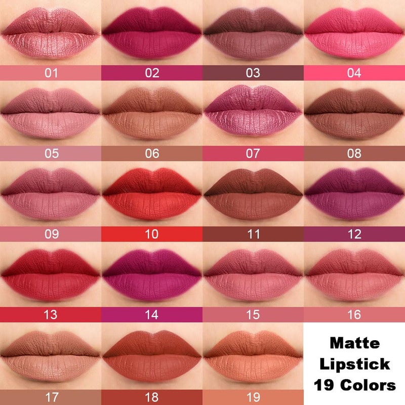 evpct 1Pcs Deep Dark Red Matte Lipstick and Lip Crayon Liner Pencil Pen Set for Women Lip Stain Long Lasting Waterproof labiales mate magicos 24 horas originales pintalabios permanente 24 horas 11 - Image 5