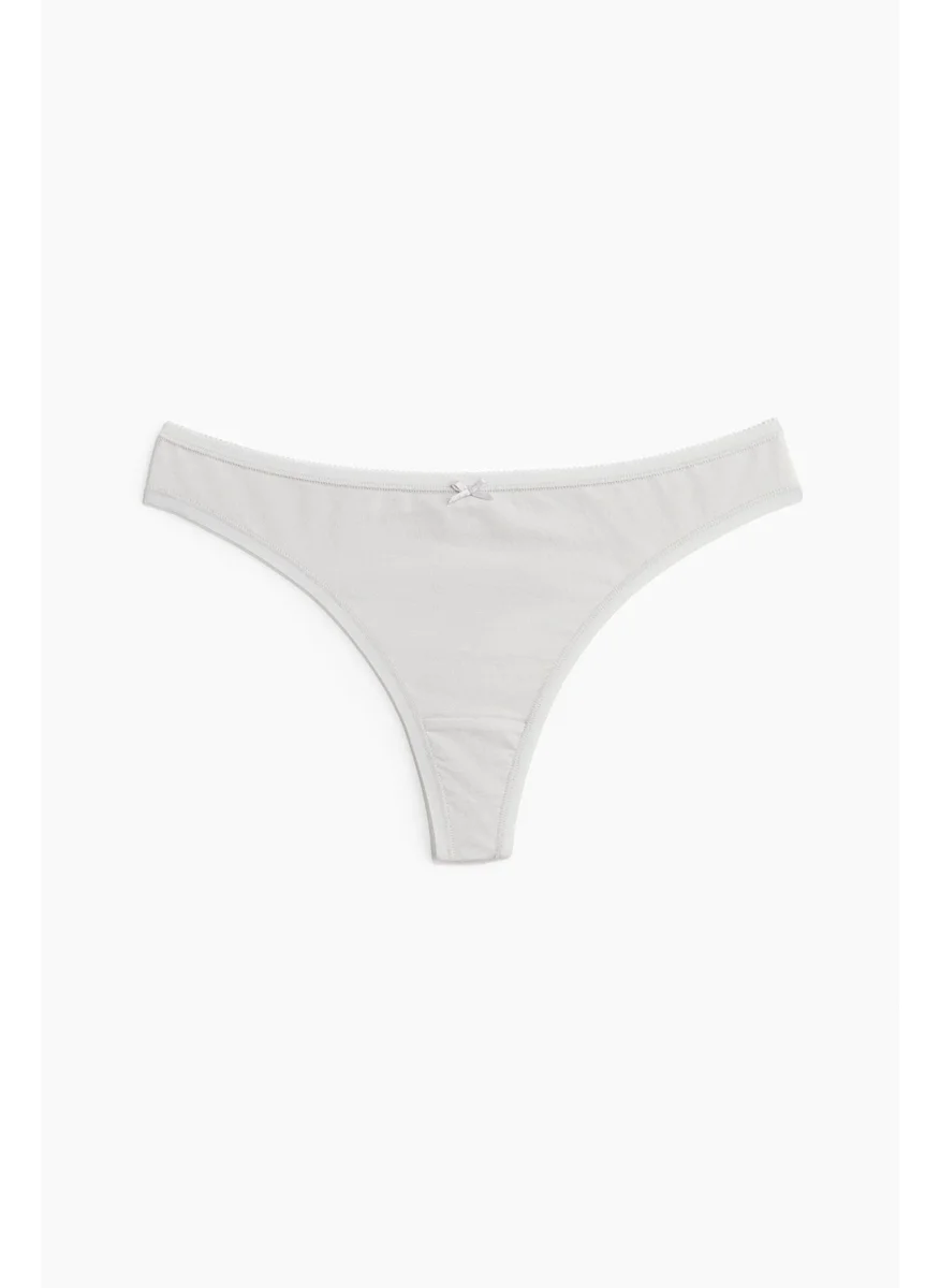 H&M 5-Pack Cotton Thong Briefs