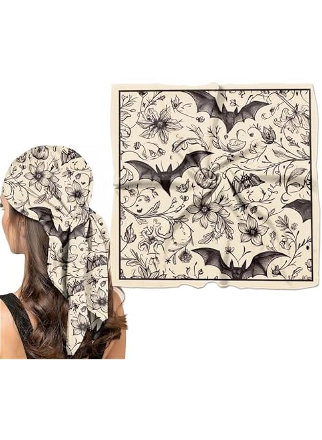 Arabest Scarf Silk Feeling Square Satin Head Hair Wrap 27.5 Inches Trendy Aesthetic Cute Decoration for Women Girls - Image 1