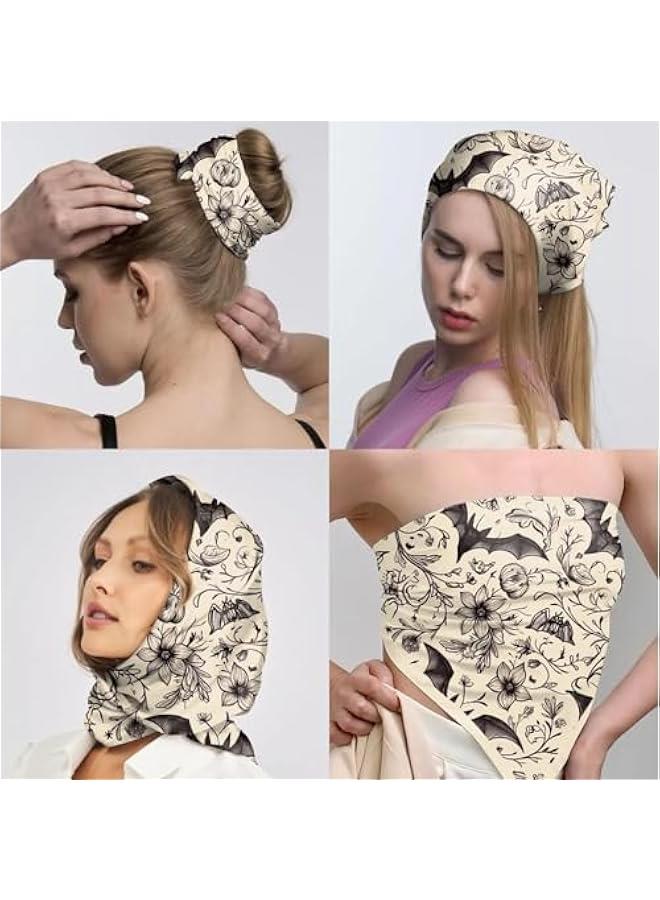 Arabest Scarf Silk Feeling Square Satin Head Hair Wrap 27.5 Inches Trendy Aesthetic Cute Decoration for Women Girls - Image 5